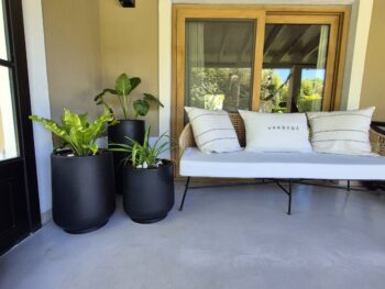 Maceta Gota · Rotomoldeada